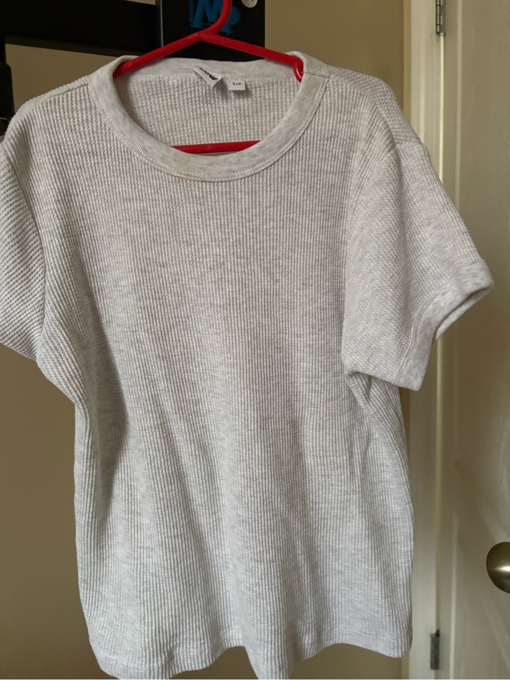 Grey Waffle Tee